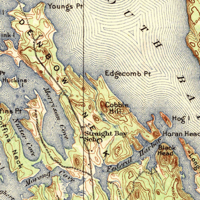 United States Geological Survey Eastport, ME (1945, 62500-Scale) digital map