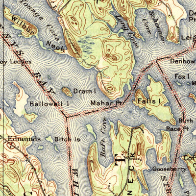 United States Geological Survey Eastport, ME (1945, 62500-Scale) digital map