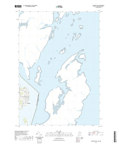 United States Geological Survey Eastport OE E, ME (2021, 24000-Scale) digital map