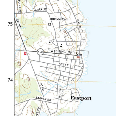 United States Geological Survey Eastport OE E, ME (2021, 24000-Scale) digital map