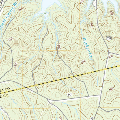 United States Geological Survey Ebenezer, TX (2022, 24000-Scale) digital map