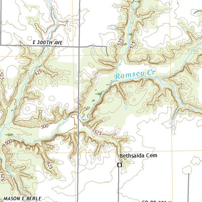 United States Geological Survey Eberle, IL (2021, 24000-Scale) digital map