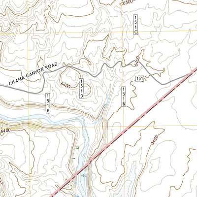 United States Geological Survey Echo Amphitheater, NM (2020, 24000-Scale) digital map