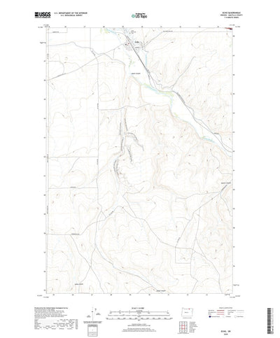 United States Geological Survey Echo, OR (2020, 24000-Scale) digital map