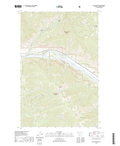 United States Geological Survey Eddy Mountain, MT (2020, 24000-Scale) digital map