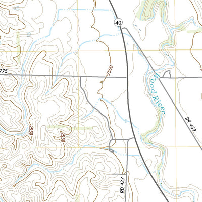 United States Geological Survey Eddyville SW, NE (2021, 24000-Scale) digital map
