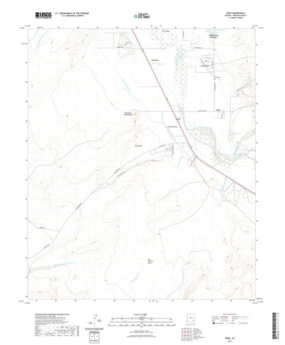 United States Geological Survey Eden, AZ (2021, 24000-Scale) digital map