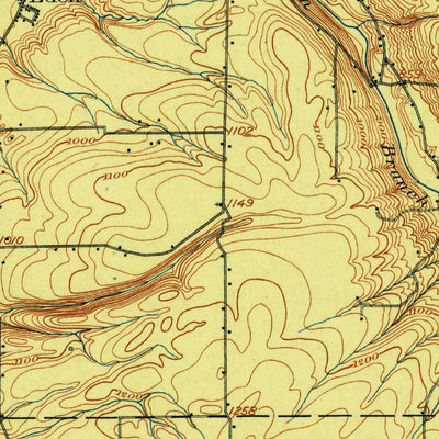 United States Geological Survey Eden, NY (1907, 62500-Scale) digital map