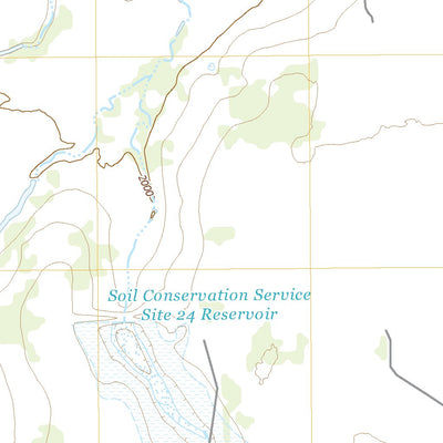 United States Geological Survey Eden, TX (2022, 24000-Scale) digital map