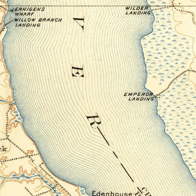 United States Geological Survey Edenton, NC (1904, 62500-Scale) digital map