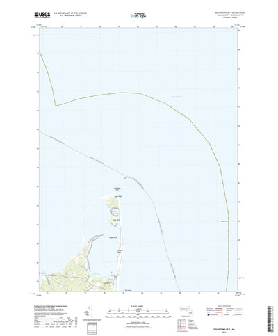 United States Geological Survey Edgartown OE E, MA (2021, 24000-Scale) digital map