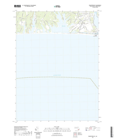 United States Geological Survey Edgartown OE S, MA (2021, 24000-Scale) digital map