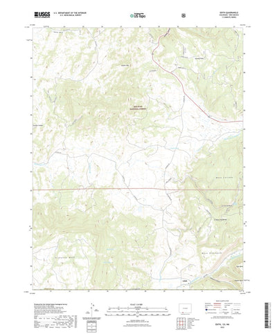United States Geological Survey Edith, CO (2022, 24000-Scale) digital map