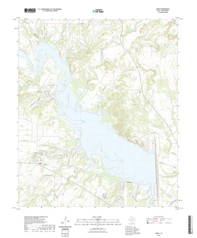 United States Geological Survey Edith, TX (2022, 24000-Scale) digital map
