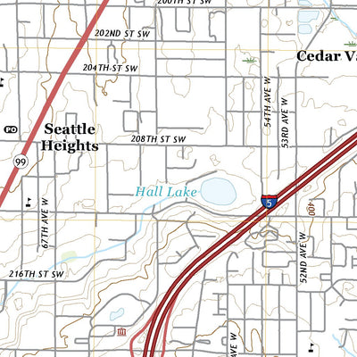 United States Geological Survey Edmonds East, WA (2020, 24000-Scale) digital map