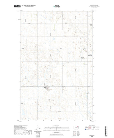 United States Geological Survey Edmore, ND (2020, 24000-Scale) digital map