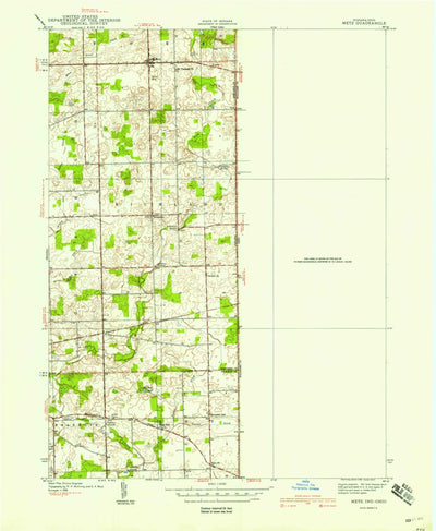 United States Geological Survey Edon, OH-IN (1940, 24000-Scale) digital map