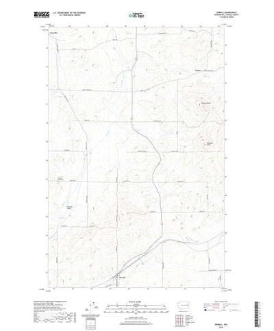 United States Geological Survey Edwall, WA (2020, 24000-Scale) digital map