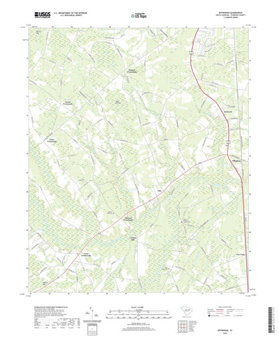 United States Geological Survey Effingham, SC (2020, 24000-Scale) digital map