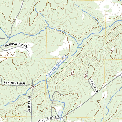 United States Geological Survey Efland, NC (2022, 24000-Scale) digital map