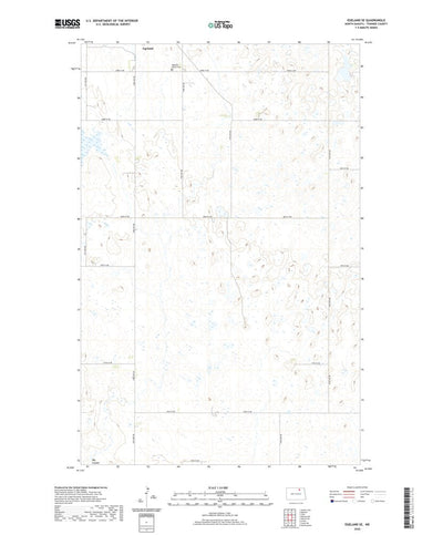 United States Geological Survey Egeland SE, ND (2020, 24000-Scale) digital map