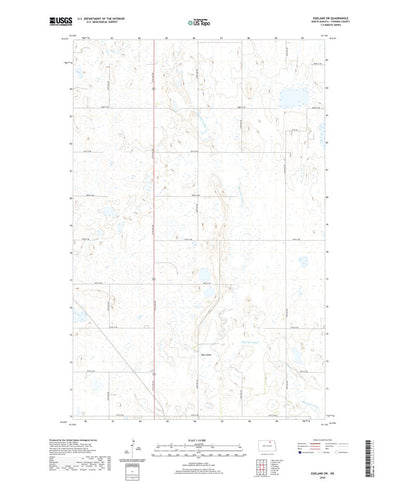 United States Geological Survey Egeland SW, ND (2020, 24000-Scale) digital map