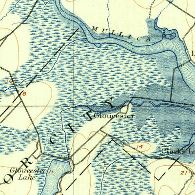 United States Geological Survey Egg Harbor, NJ (1890, 62500-Scale) digital map