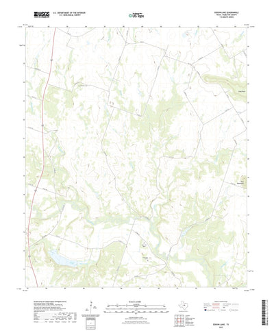 United States Geological Survey Eidson Lake, TX (2022, 24000-Scale) digital map