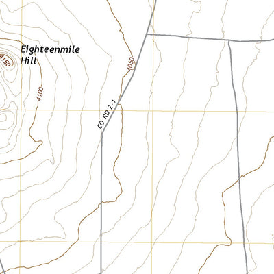 United States Geological Survey Eighteenmile Hill, NM (2020, 24000-Scale) digital map