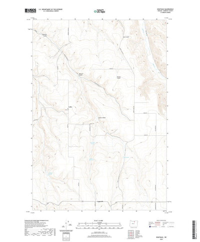 United States Geological Survey Eightmile, OR (2020, 24000-Scale) digital map