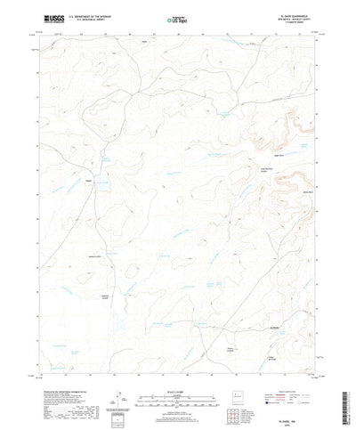 United States Geological Survey El Dado, NM (2020, 24000-Scale) digital map