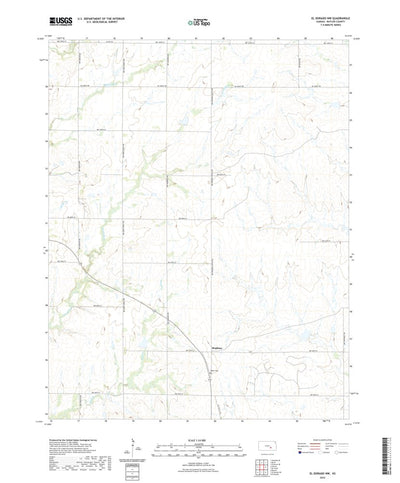 United States Geological Survey El Dorado NW, KS (2022, 24000-Scale) digital map