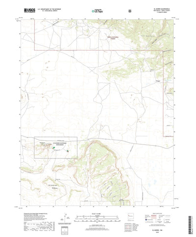 United States Geological Survey El Morro, NM (2020, 24000-Scale) digital map