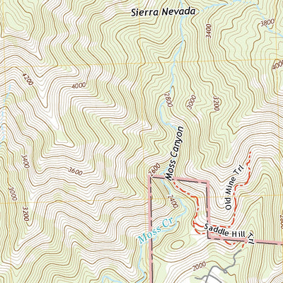 United States Geological Survey El Portal, CA (2021, 24000-Scale) digital map