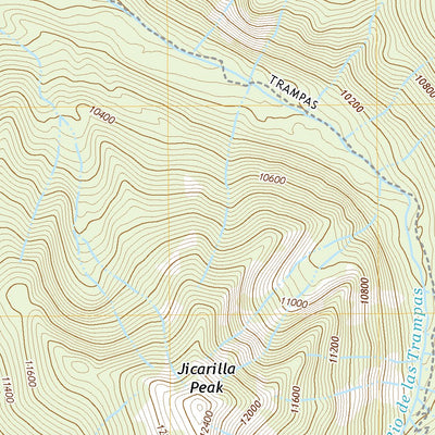 United States Geological Survey El Valle, NM (2020, 24000-Scale) digital map