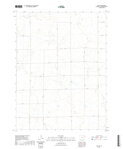 United States Geological Survey Elba NE, CO (2022, 24000-Scale) digital map