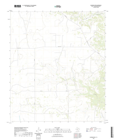 United States Geological Survey Eldorado NW, TX (2022, 24000-Scale) digital map