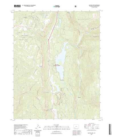 United States Geological Survey Electra Lake, CO (2022, 24000-Scale) digital map