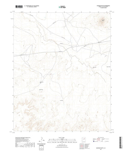 United States Geological Survey Elephant Butte, AZ (2021, 24000-Scale) digital map