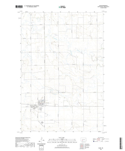 United States Geological Survey Elgin, ND (2020, 24000-Scale) digital map