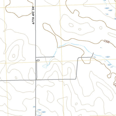 United States Geological Survey Elgin, ND (2020, 24000-Scale) digital map
