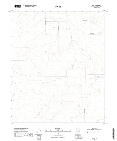 United States Geological Survey Elida SE, NM (2020, 24000-Scale) digital map