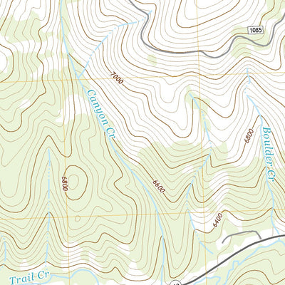 United States Geological Survey Elk Creek, MT (2020, 24000-Scale) digital map