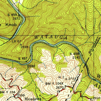 United States Geological Survey Elk Mills, TN-NC (1938, 24000-Scale) digital map