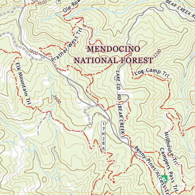 United States Geological Survey Elk Mountain, CA (2021, 24000-Scale) digital map