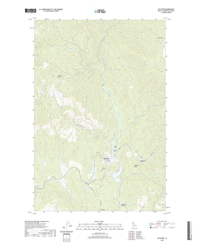 United States Geological Survey Elk River, ID (2020, 24000-Scale) digital map
