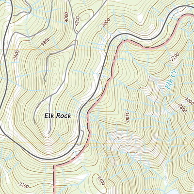 United States Geological Survey Elk Rock, WA (2020, 24000-Scale) digital map