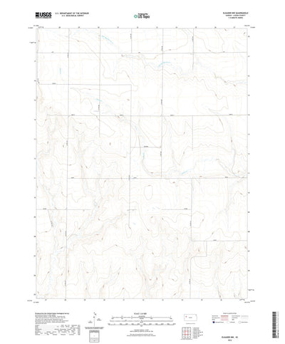 United States Geological Survey Elkader NW, KS (2022, 24000-Scale) digital map