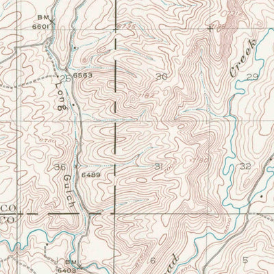 United States Geological Survey Elkhead Creek, CO (1923, 62500-Scale) digital map