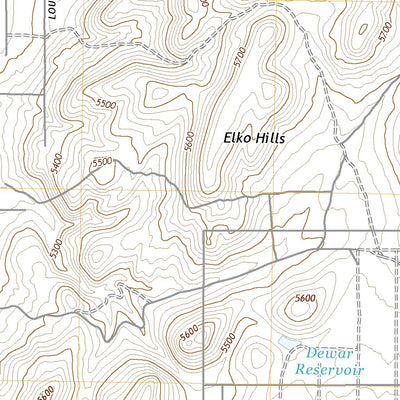 United States Geological Survey Elko East, NV (2021, 24000-Scale) digital map
